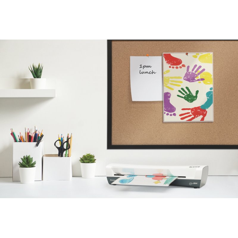 LEITZ lamineertoestel iLam Home, tot A3 formaat, wit
