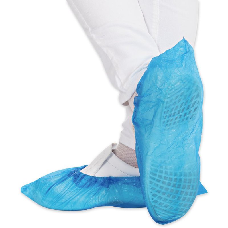 HYGOSTAR Surchaussures CPE, blanc, 410 mm, 100 pièces
