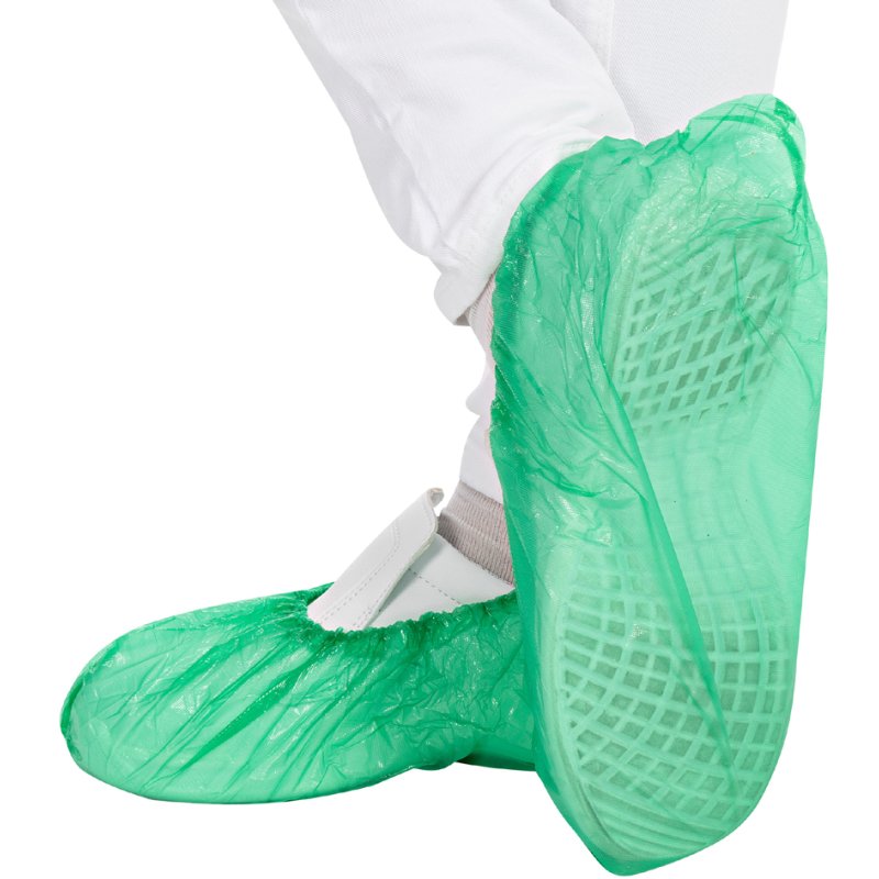 HYGOSTAR Surchaussures CPE, blanc, 410 mm, 100 pièces