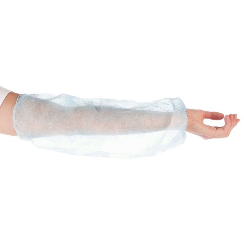 HYGONORM manchettes de protection PP-voile, 450 mm, blanc, 100 pièces