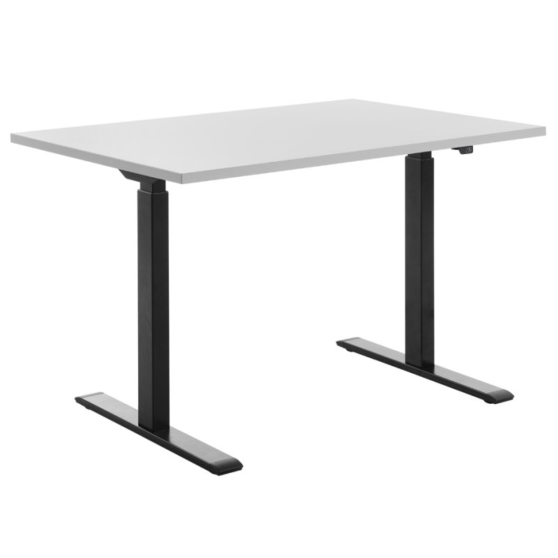 Topstar zit-sta-bureau, elektrisch hoogteverstelbaarr, 1800×800 mm, zwart/esdoorn