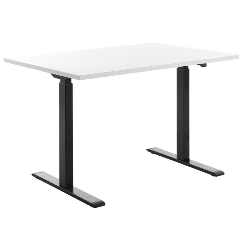 Topstar zit-sta-bureau, elektrisch hoogteverstelbaarr, 1800×800 mm, zwart/esdoorn