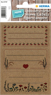 HERMA huishoud-etiketten THUIS Silphie, 26×54 mm, naturbraun, 24 stuks