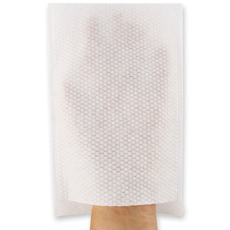 HYGOSTAR washandjes Soft, spunlace vlies, wit, 50 stuks