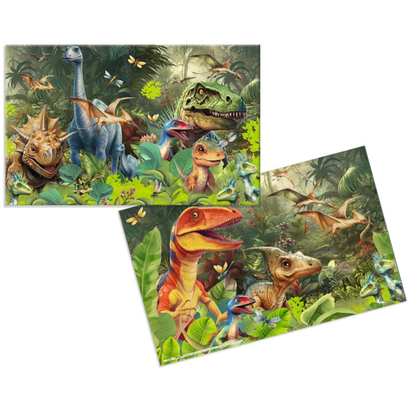 HERMA Sous-main Dino World, 550×350 mm, recto-verso