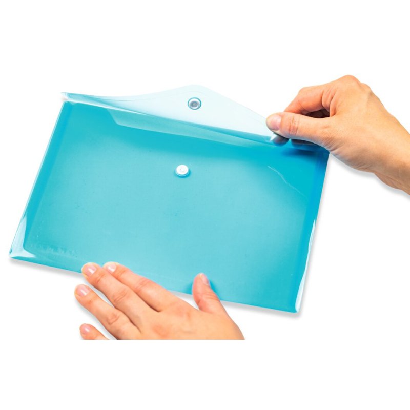 HERMA chemise de documents A4, violet, fermeture par boutons-pression
