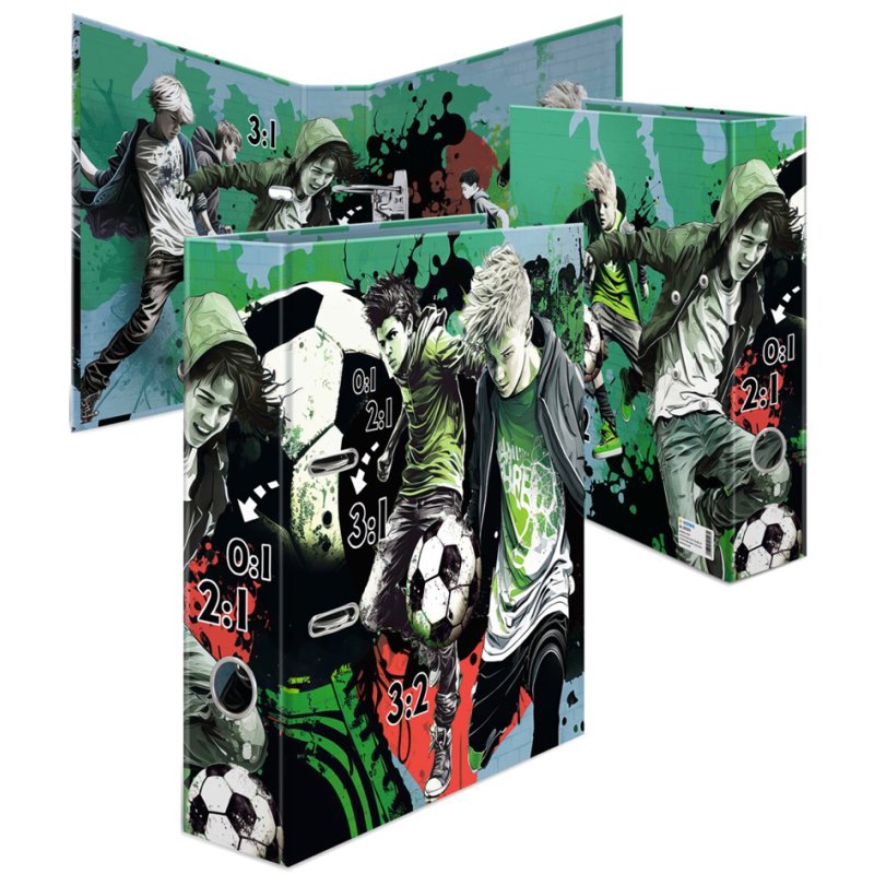 HERMA Street Soccer A4 lever-arch file, 70 mm spine width