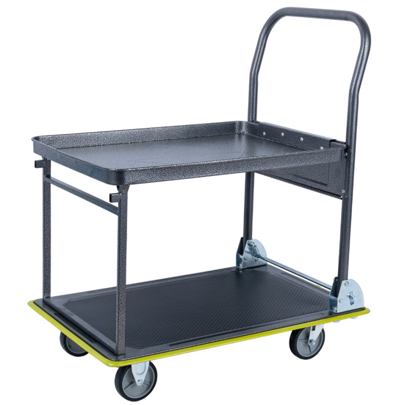 Pavo chariot à étages, capacité de charge 150 kg, gris foncé