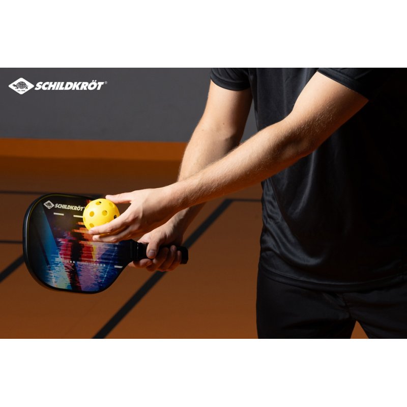 SCHILDKRÖT pickleball set, 2 paddles, 2 balls, carry bag