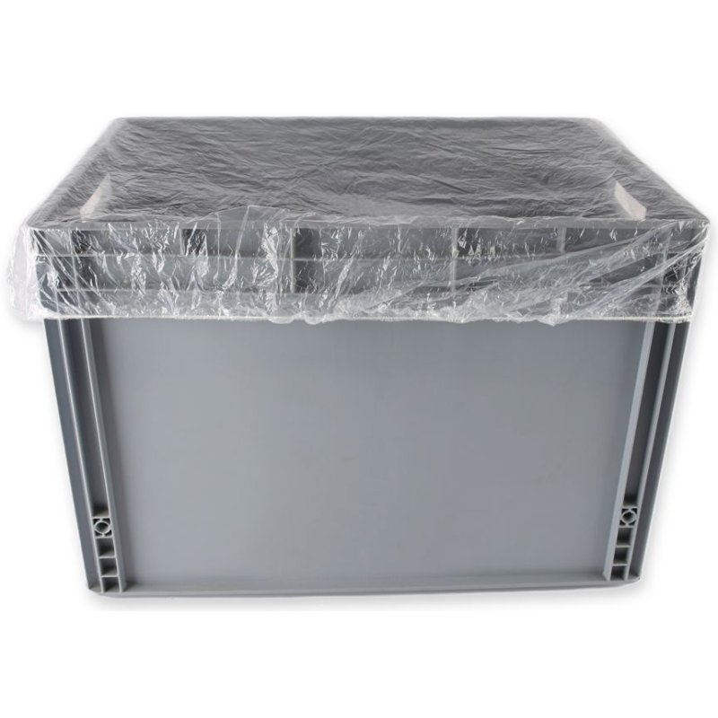 HYGOSTAR housse de protection polyéthylène, transparent, 750×700 mm, 50 pièces
