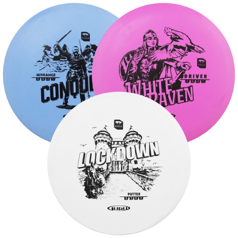 SCHILDKRÖT Guru Discgolf kit de démarrage, 3 pièces
