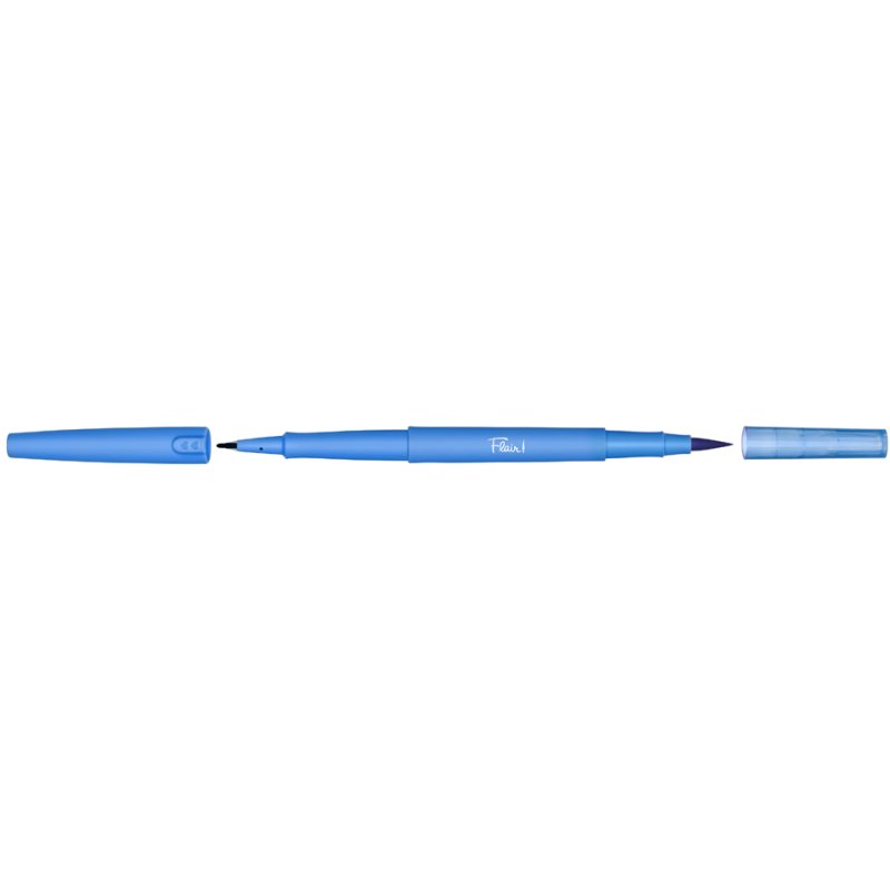 PAPER:MATE feutres FLAIR dual brush, double pointe, base aqueuse, 8 pièces