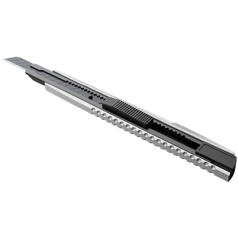 Hansa cutter HP-100.9, aluminium behuizing, zilver/antraciet, 9 mm