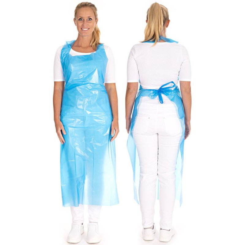 HYGONORM tabliers jetables LDPE, structuré, blanc, 50 pièces