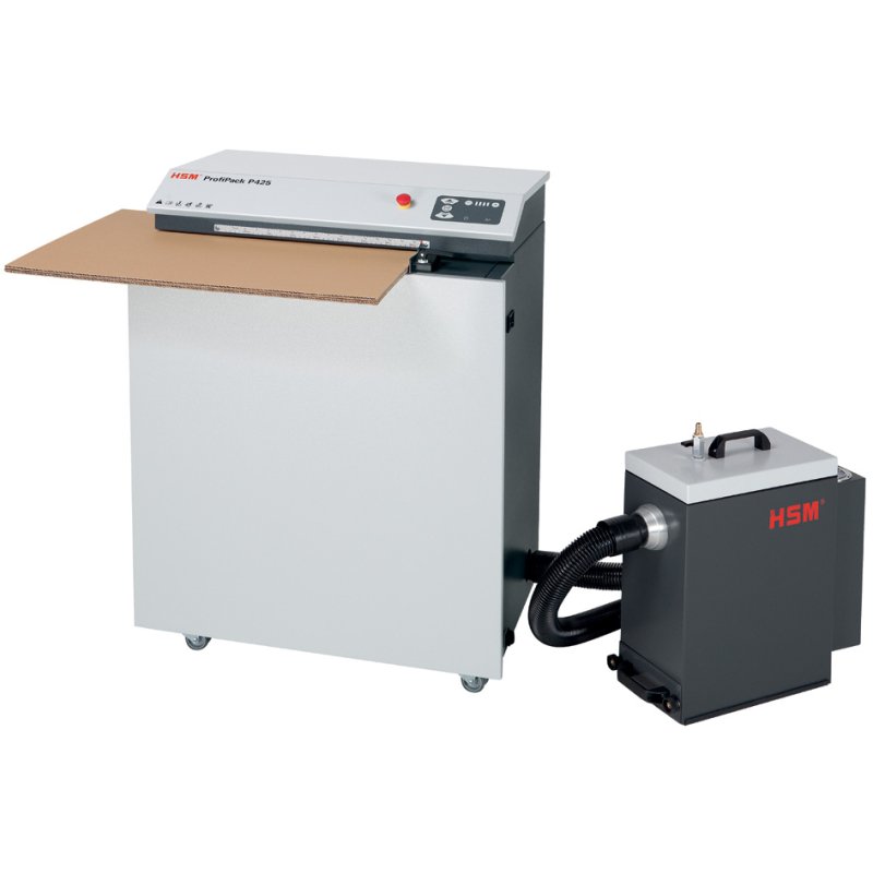 HSM ontstoffer DE 1-8, voor ProfiPack P425, antraciet/grijs, 1 liter