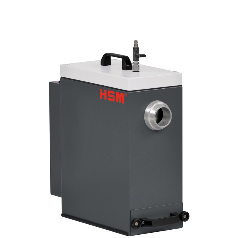 HSM ontstoffer DE 1-8, voor ProfiPack P425, antraciet/grijs, 1 liter