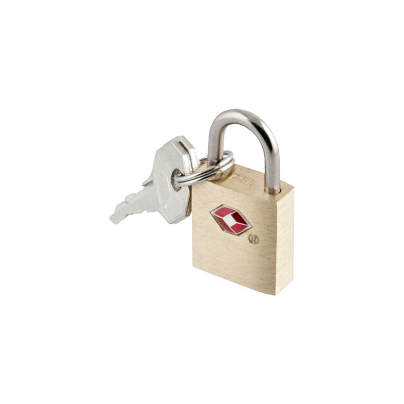 Pavo TSA cadenas laiton, 20 mm, avec 2 clés