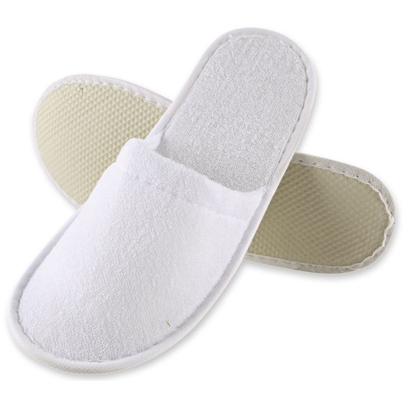 HYGONORM chaussons jetables fermés, blanc, polyester, 10 paires