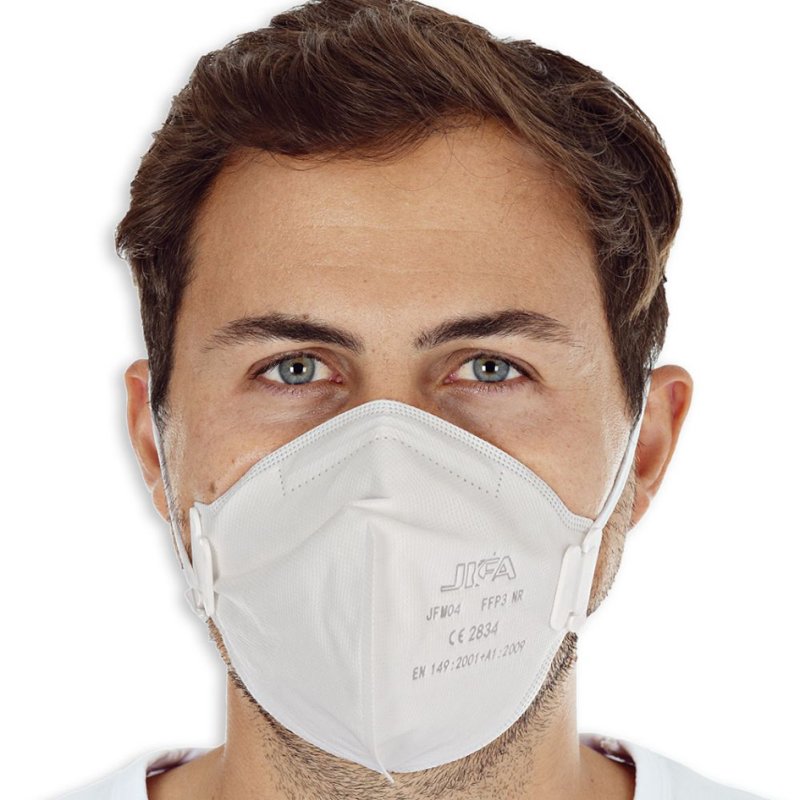 HYGOSTAR masque FFP3 NR, pliable verticalement, sans soupape respiratoire, 10 pièces