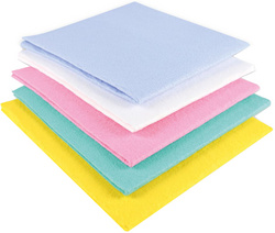 HYGOCLEAN allesdoek Tetra Premium, viscose/PP, blauw, 470 stuks
