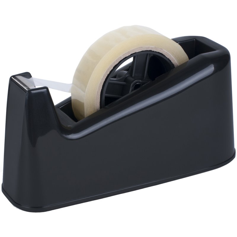 Pavo desktop tape dispenser, blue, unfilled, for tape up to 25 mm