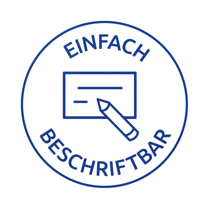 AVERY Zweckform schooletiketten Lijnen, blauw, permanent hechtend, 9 stuks