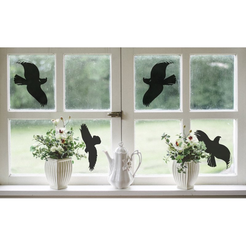 AVERY Zweckform autocollants cœur fenêtre d'avertissement, adhésifs, noir, 6 pièces