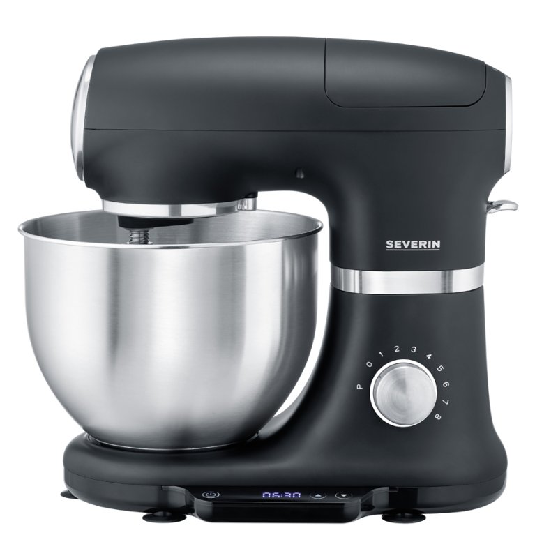 SEVERIN robot culinaire KM 3898, acier inoxydable/noir, 1000 watts