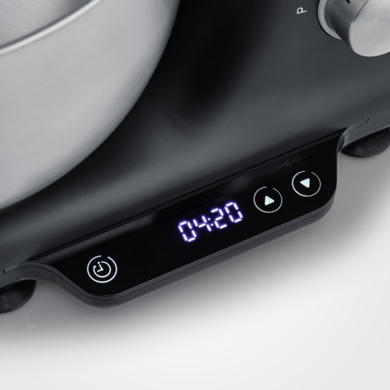 SEVERIN robot culinaire KM 3898, acier inoxydable/noir, 1000 watts