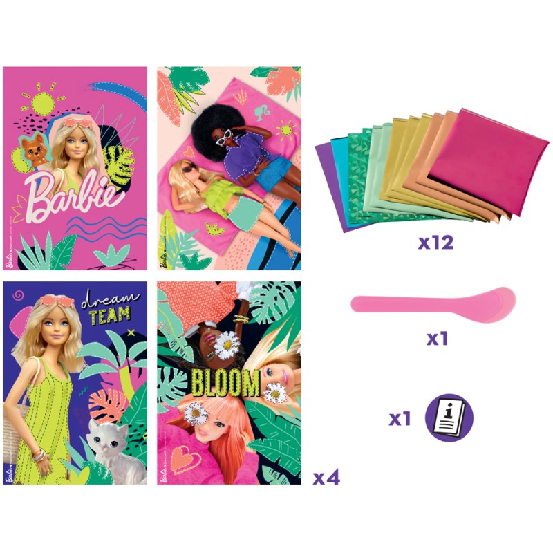 Maped Creativ coffret créatif Foil Art Barbie, 18 pièces