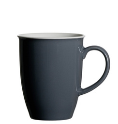 Ritzenhoff & Breker eierdopjes DOPPIO, antraciet, porselein, 6 stuks