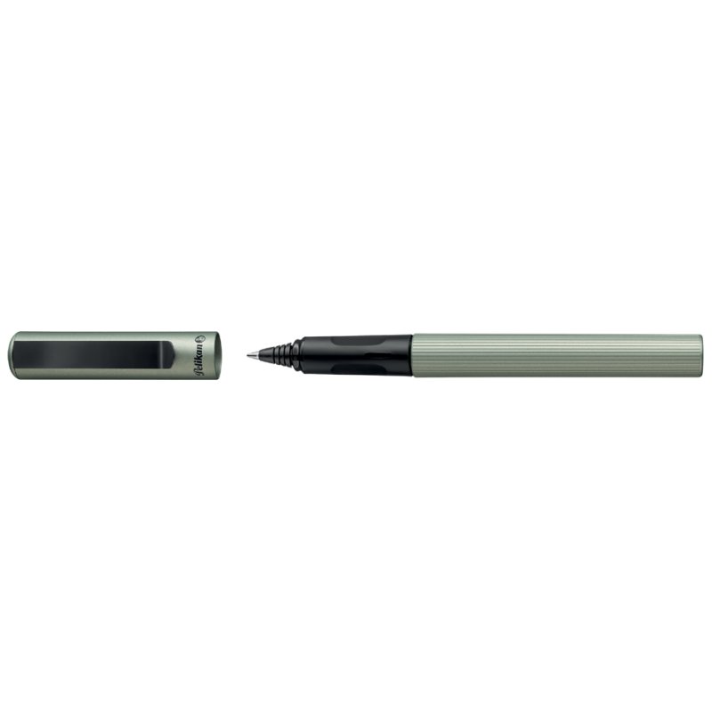 Pelikan stylo roller Pina Colada Edition, recharge possible, olive métallique, 0,7 mm