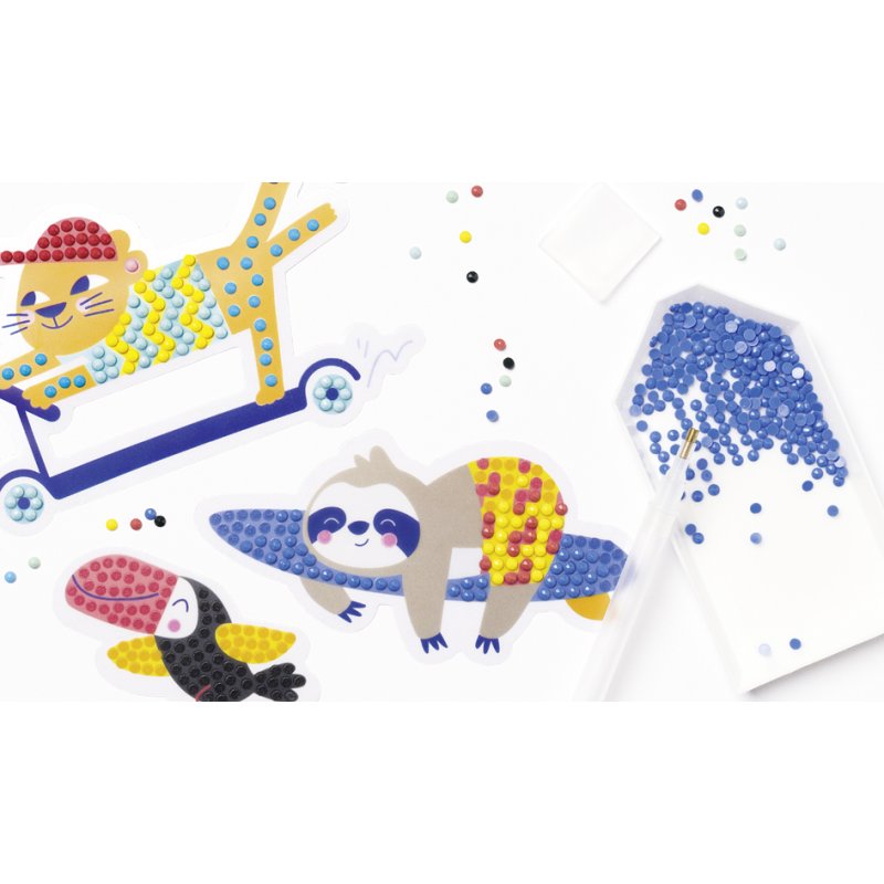 folia diamantborduurij set skateboard, 6 motieven, 950 diamonds