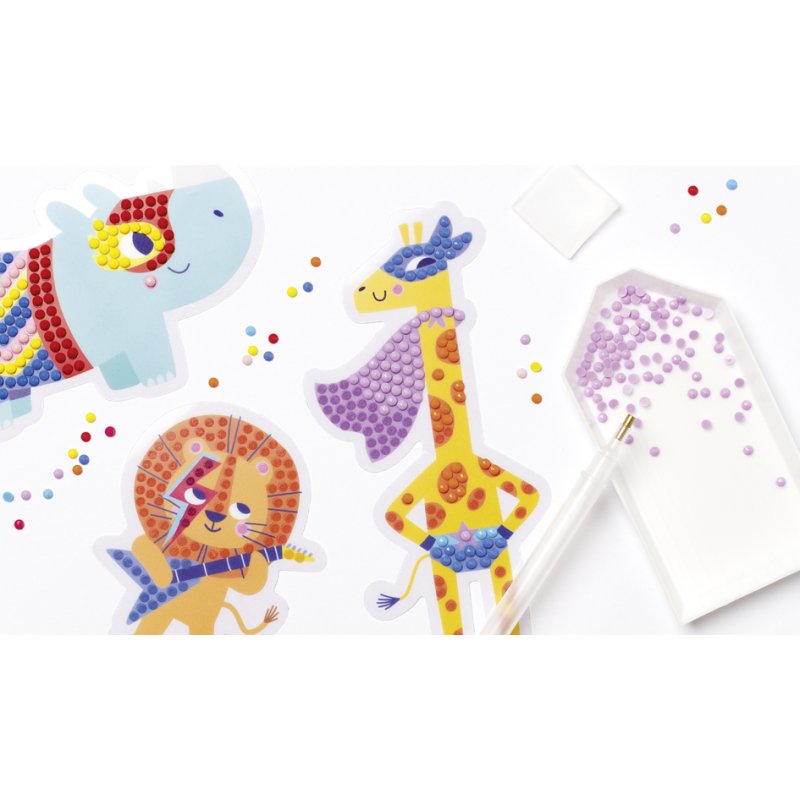 folia diamantschilderset Superhelden, 6 motieven, 750 diamonds, inclusief accessoires