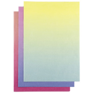 folia zijdepapier, regenboogverloop, 500×700 mm, 30 vellen