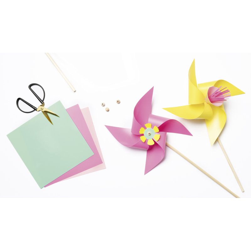 folia origami vouwpapier, kunststof, 200×200 mm, pastellkleuren, 20 vel