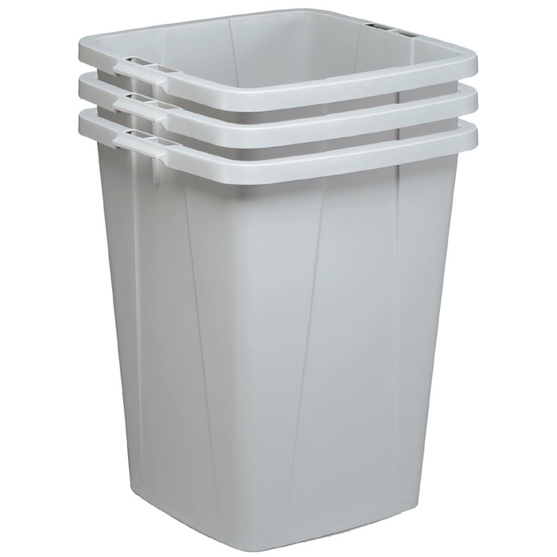 DURABLE couvercle ECO pour DURABIN 90, carré, gris
