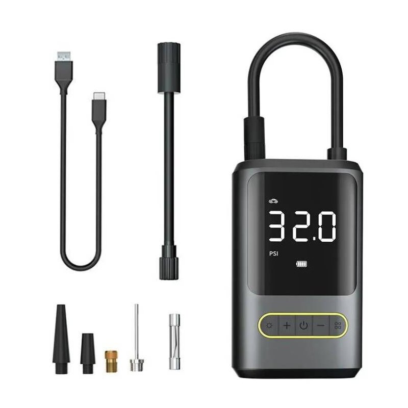 IWH Mini compresseur d'air avec batterie, portable, sans fil, 10 bar