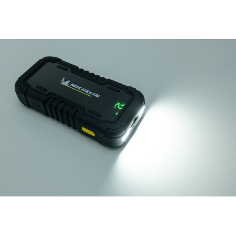 MICHELIN jumpstarter 12.000 mAh, banque d'énergie, lampe de poche LED