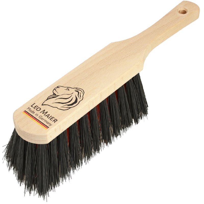 LEO MAIER balai à main en bois, 300 mm, brosses elaston