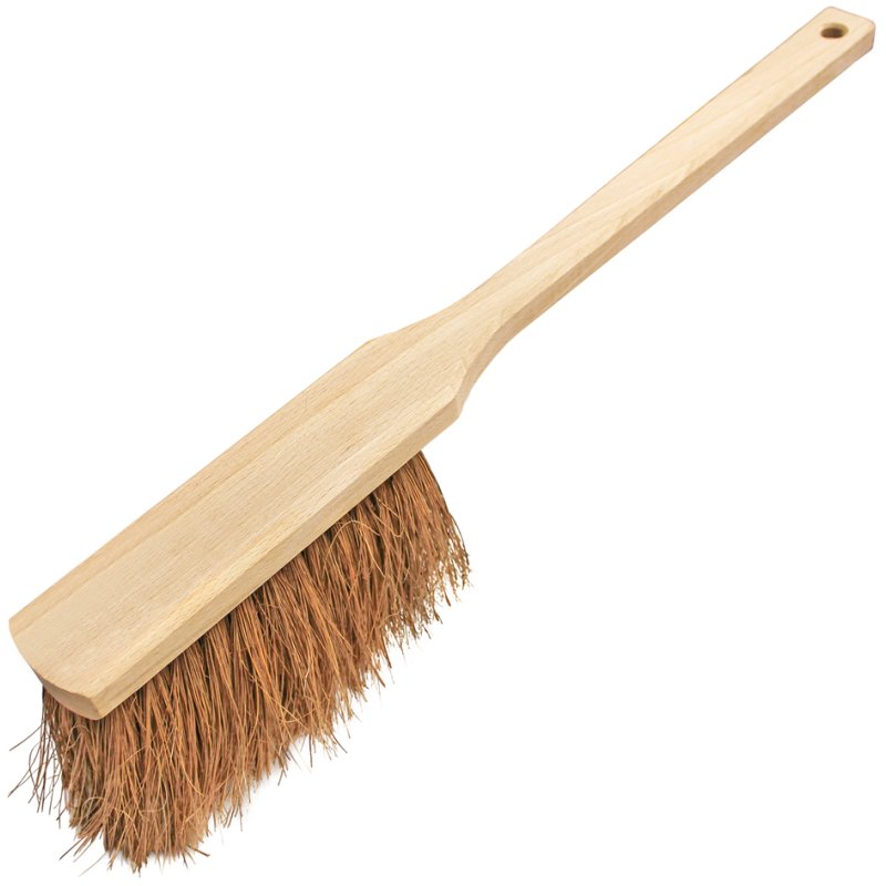 Peggy Perfect brosse à long manche, naturel, bois, brosses en coco