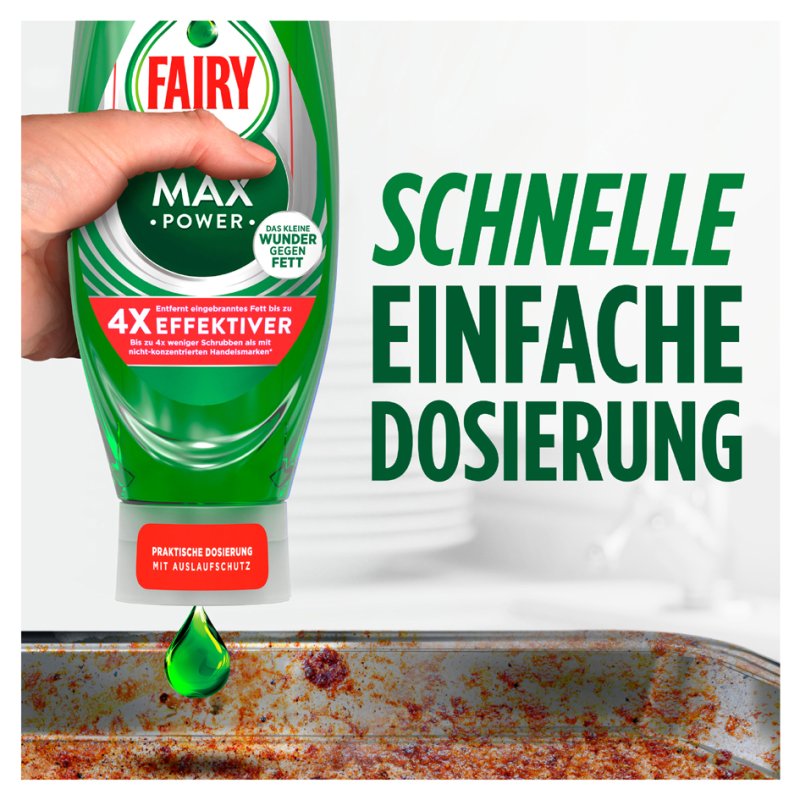 FAIRY liquide vaisselle Max Power Original, 545 ml