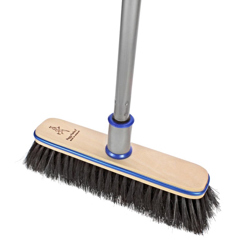Peggy Perfect bezem met steel Harmony hout kunsthaar 280mm, naturel