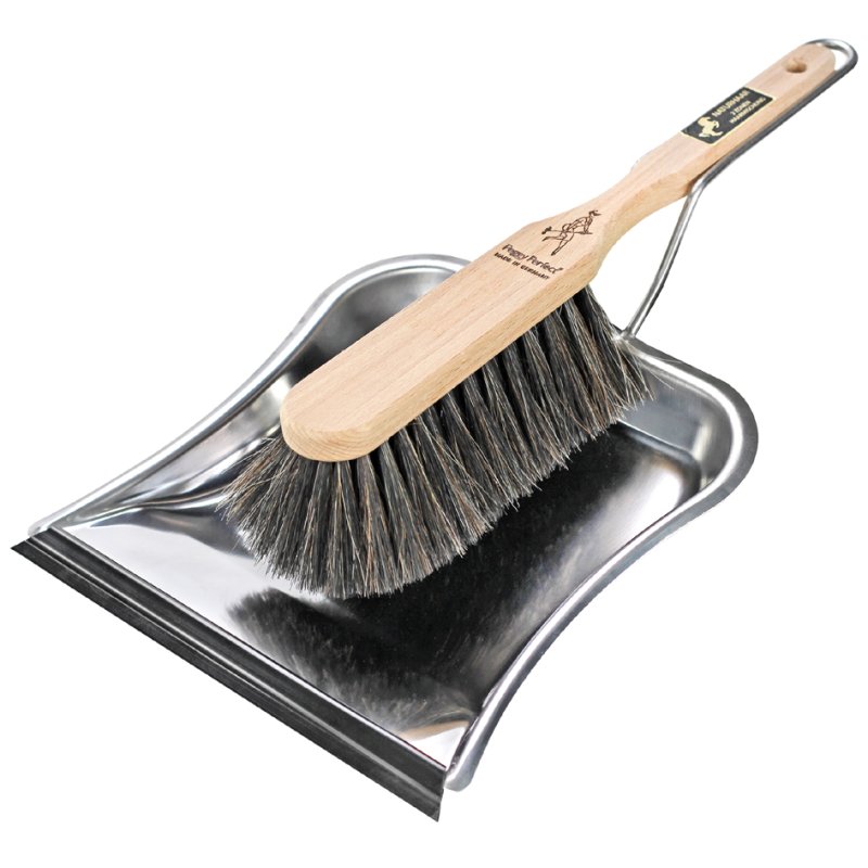 Peggy Perfect veegset met lip, naturel, roestvrij staal, 230 mm