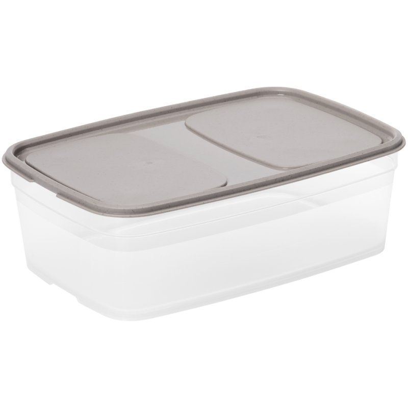 smartstore Boîte de conservation, 1,6 litre, gris/transparent, 250×170×65 mm
