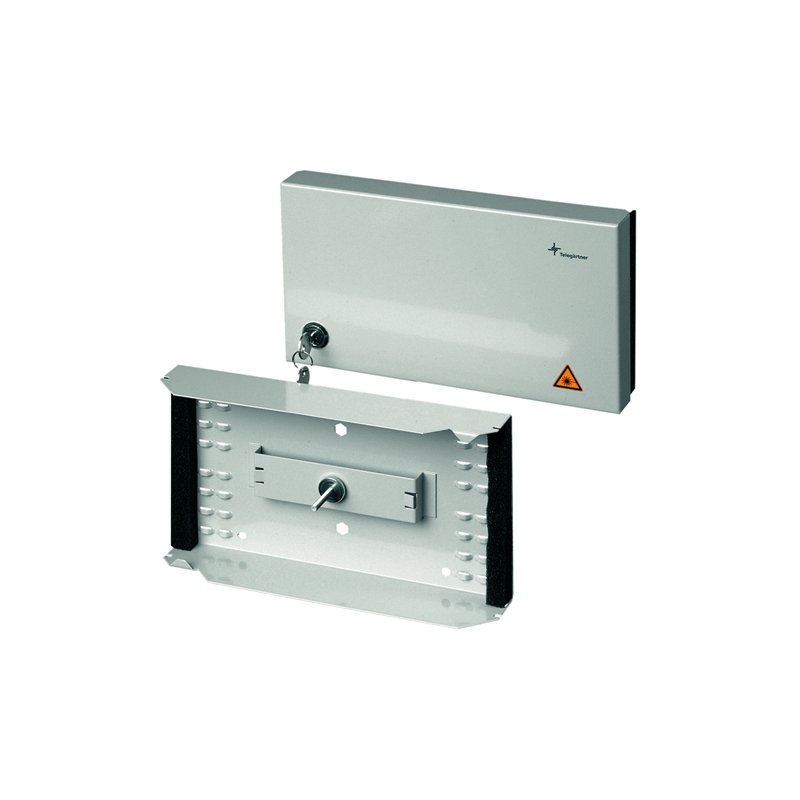TELEGÄRTNER fibre optic coupling box, IP20, light grey