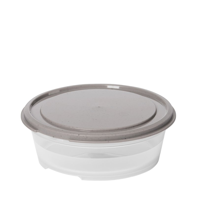 smartstore boîte de rangement ronde, 0,45 L, gris/transparent