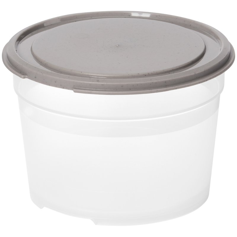 smartstore boîte de rangement ronde, 0,45 L, gris/transparent