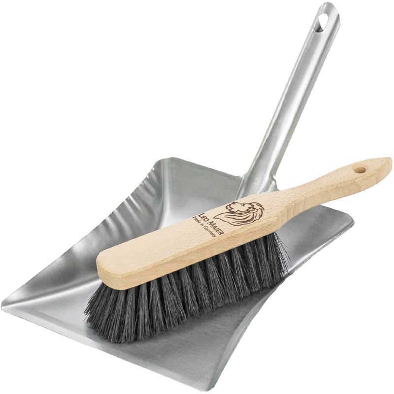 LEO MAIER veegset zonder lip, metaal, 220 mm