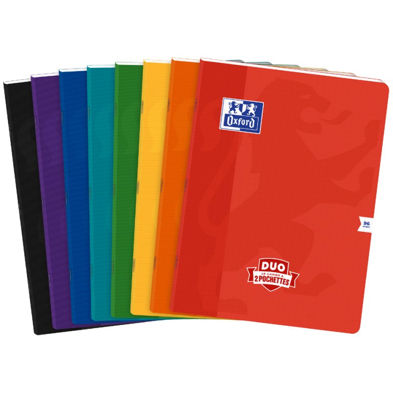 Oxford Duo exercise book, 240×320 mm, ruled